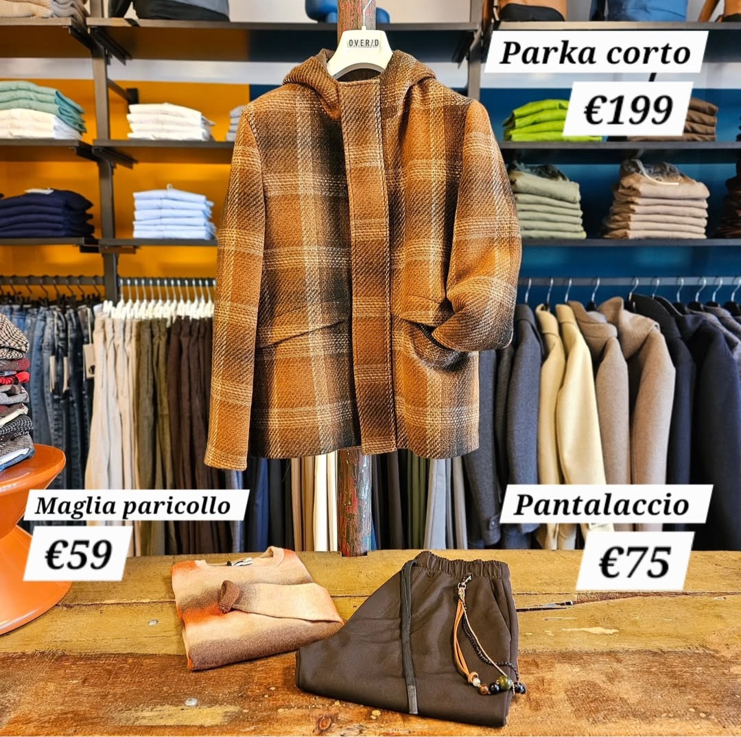 Completo con Parka corto